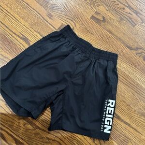 Barbell Apparel Shorts Medium Black Athletic  Performance Gym Training Reign